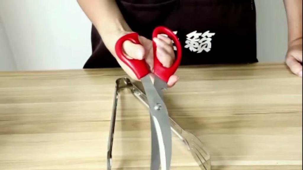 Bend Blade Kjøkkensaks Koreansk kjøttgrill i rustfritt stål Kjøkkensaks Barverktøy Multifunksjonell husholdningssaks