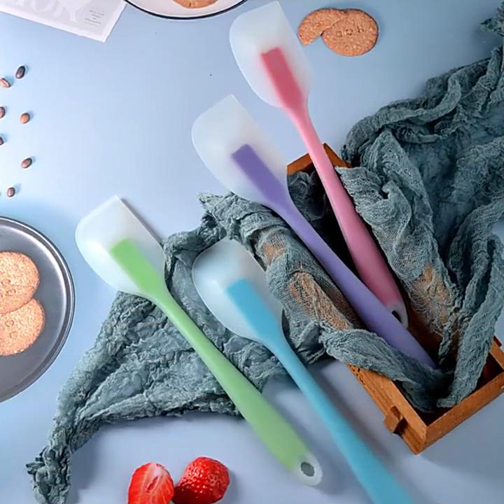 Hitzebeständiger Silikonschaber für Kuchen, Creme, Mischen, Backspatel, Küchenkochwerkzeug