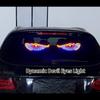 2 stk. dynamiske store djeveløynelys for lastebil fleksibel vindusskjerm LED-skjerm for bil LED-lastebil dekorativt lys
