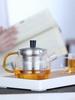 One Teapot & Four Cups Set, Heat-Resistant Glass Teapot Set, Loose Leaf Tea Infuser Teapot + Teacup Combination, 470ml