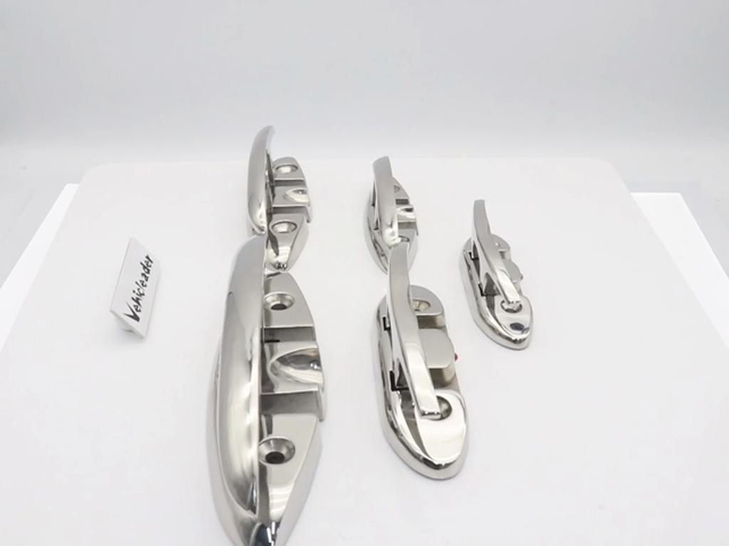 4.5/5/6/8 Inch Boat Folding Cleat Marine Hardware 316 Stainless Steel Mirror Polished Flip-up Mooring Boat Cleats