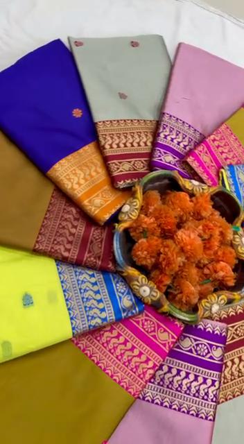 Beautiful Rich Pallu & Jacquard Work On All Over the Saree