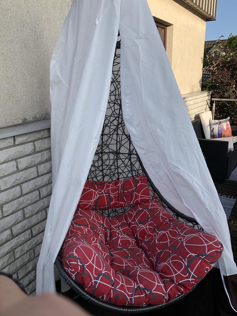 hanging egg chair in living room in 2 1 2 men show on Outdoor Anti Uv Polyester Fabric Waterproof Hanging Chair Stand Cover 109x89x190cm Buy From 52 On Joom E Commerce Platform