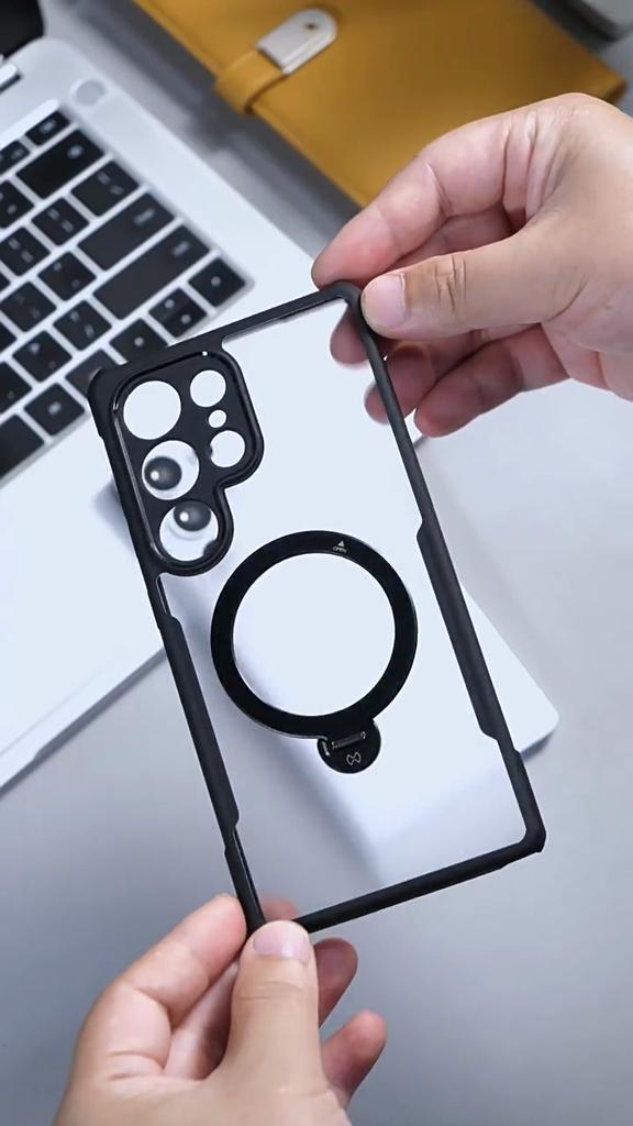 XUNDD For ZTE Nubia RedMagic 11 Pro+ Case Red Magic 11 Pro Back Cover Luxury Shockproof Casing With Rotatable Magnetic Holder
