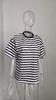 Women's Summer Casual Stripe Printed Round Neck T-Shirt