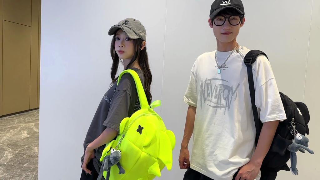 Cartoon Shark Backpack Student Schoolbag Travel Backpack