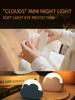 Cloud Night Light Mini USB Wireless Adorable Cloud Shape LED Night Light For Bedroom Baby Children Creative Gift