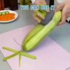 1/3pc Comfort Grip Stainless Steel Vegetable Peeler - Non-Slip Rubber Finger Grips, Manual Hand Peeler for Carrots, Pumpkins & More