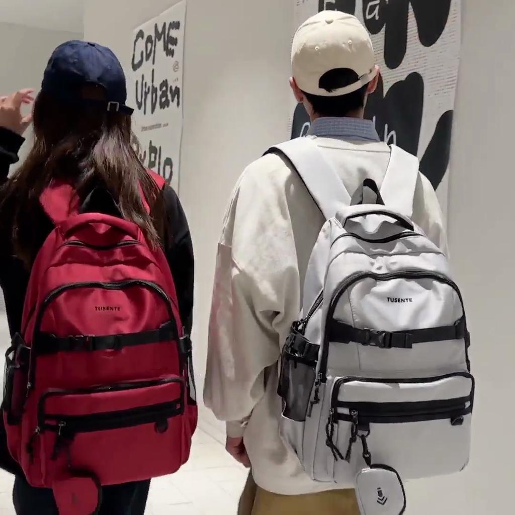 Junior High School Student Schoolbag Colored Large Capacity Backpack Campus Computer Backpack