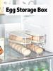 Bilayer Fridge Egg Storage Box Automatic Rolling Eggs Holder Rack Ladder Style Refrigerator Eggs Dispenser Egg Organizer Holder