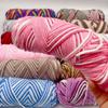 3-Pack Soft & Thick Acrylic Yarn (95g/Skein, 135m) Vibrant Colors for Knitting & Crochet | DIY Hats, Scarves Gloves Cushions | 3.5-4.5mm Needles/Hooks