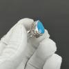 Blue Chalcedony Gemstone Ring, 925 Sterling Silver Jewelry, Handmade Ring, Blue Chalcedony Statement Silver Ring, Birthday Gifts For Her