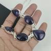 Natural Amethyst Gemstone Handmade 925 Sterling Silver Necklace, Amethyst Silver Necklace For Wife, Unisex Necklace Mother's Day GiftGift