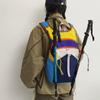 Color Block Outdoor Backpack with Multiple Pockets Lightweight Hiking and Travel Bag for Men and Women