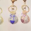 Sparkling Diamond Lucky Bag Car Keychain Wholesale Metal Keyring For Women