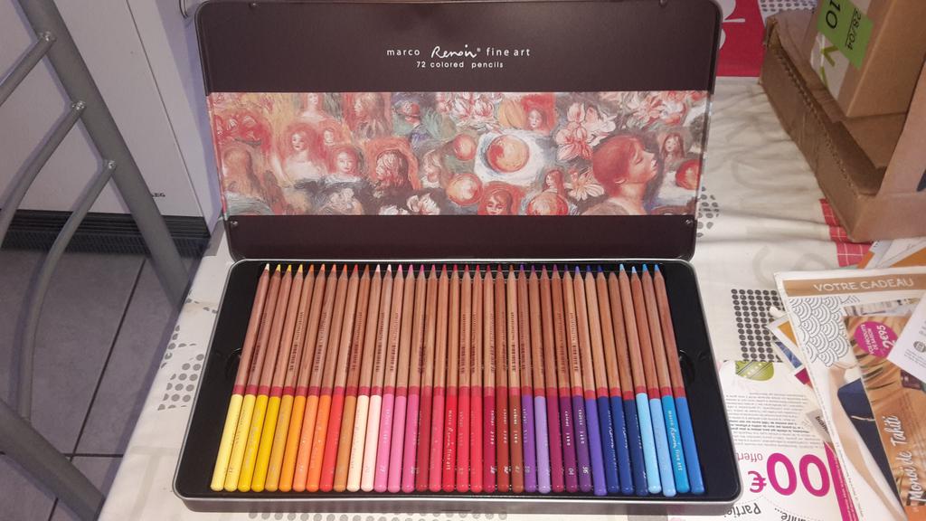 120 Colors Marco Renoir Color Pencil Crayon Iron Box Colored Pencils Coloring Drawing Crayon De Couleur Student Art Supplies - 21 - View #8