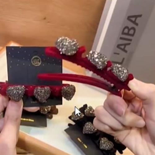 2pcs Hair Clip For Women's Forehead Bangs Short Hair Clip On The Side Clip Headband