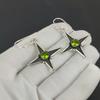 Amazing Peridot Gemstone Star Shape Earrings, 925 Sterling Silver Earring, Handmade Boho Silver Jewelry Dangle Earrings, Anniversary Gift