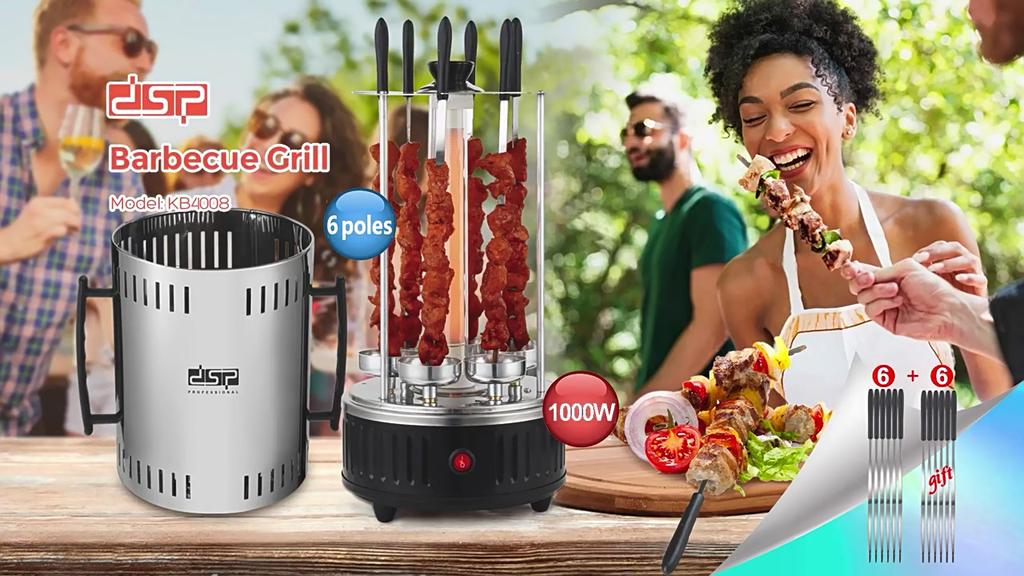 Bbq Grill Household Indoor Smoke-Free Outdoor Stainless Steel Stove Hanging Stove Braised Barbecue Barrel