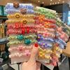[10-delars set] Barnens gummiband Söt söt huvudbonad Djur scrunchies Flicka Håraccessoarer