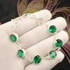 Chrome Diopside Gemstone 925 Sterling Silver Jewelry Handmade Women's Bracelet RB-14-1