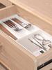 Expandable Kitchen Drawer Organizer with Dividers for Utensils, Chopsticks & Cutlery