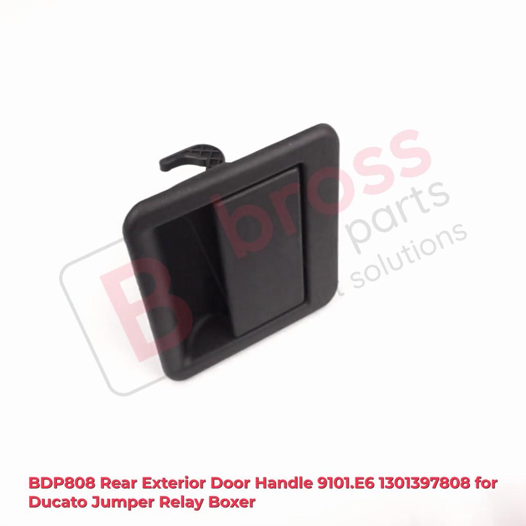 BROSS Auto Parts BDP808 Rear Tailgate Door Outer Exterior Handle 9101.E6, 9101E6, 1301397808 for Ducato MK2 Jumper Relay Boxer