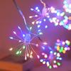 LED  Fireworks Light Solar Indoor Fairy Garden Lights 8 Lighting Modes DIY Starburst Solar Lamps Holiday Decorative Lights 3 Lighting Color
