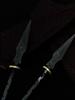 Wholesale DIY Tea Knife Blank Rosette Real Damascus Steel Pu 'er Tea Needles Cutter Stainless Steel Metal Handle