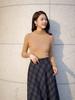 Otoño e InviernoNovedadfalda EleganteLargaCintura Altaforma AfaldaDobladillo AmplioFalda Larga para Mujer Heattech