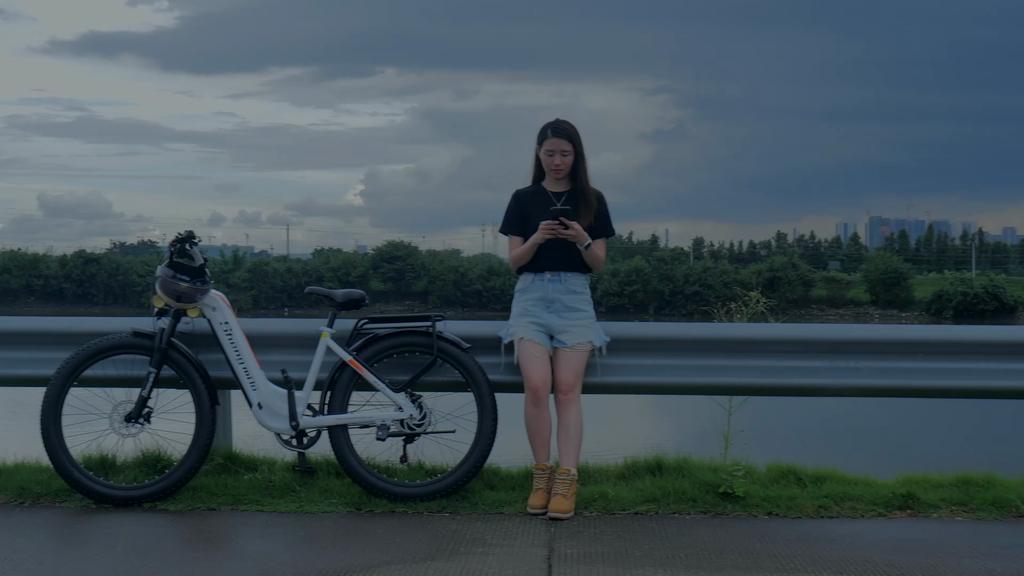 Shengmilo MX06 Dospělé elektrické kolo 48V17.5AH Baterie 1000W Motor Městské elektrické kolo 26palcové tlusté pneumatiky Horské e-kolo