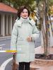 Middle Age Women Winter Long Down Jackets Vintage Plus Size Prakas Hooded Elegant Thick Warm Down Coats Woman Outerwears