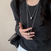 Minimalist Water Drop Pendant Necklace Sweater Chain