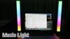Smart RGB Music Rhythm LED Light Bar with APP Control Sound Pickup Ambient Lamp for Gaming Desk TV Backlight Home Theater Room Decoration