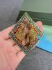 Heavy Industry Retro Ethnic Style Double Crane Brooch Alloy Diamond-encrusted Temperament Unique Men's Blazer Corsage Badge