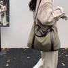 Stylish Canvas Shoulder Bag for Women with Wide Strap and Spacious Design