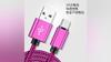 Fast Charging Data Cable With Aluminum Alloy Nylon Braided For Android Devices And Smartphones