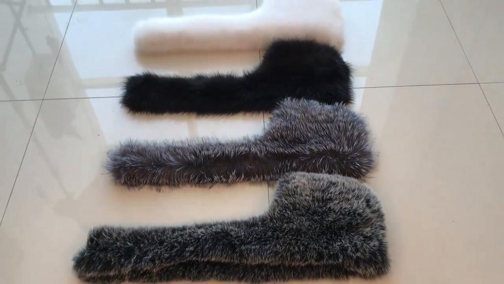 Russian Winter Women Knitted Real Fox Fur Hat Scarf Natural Warm Fur Cap Scarves Lady Luxury 100% Genuine Fox Fur Hats Muffler