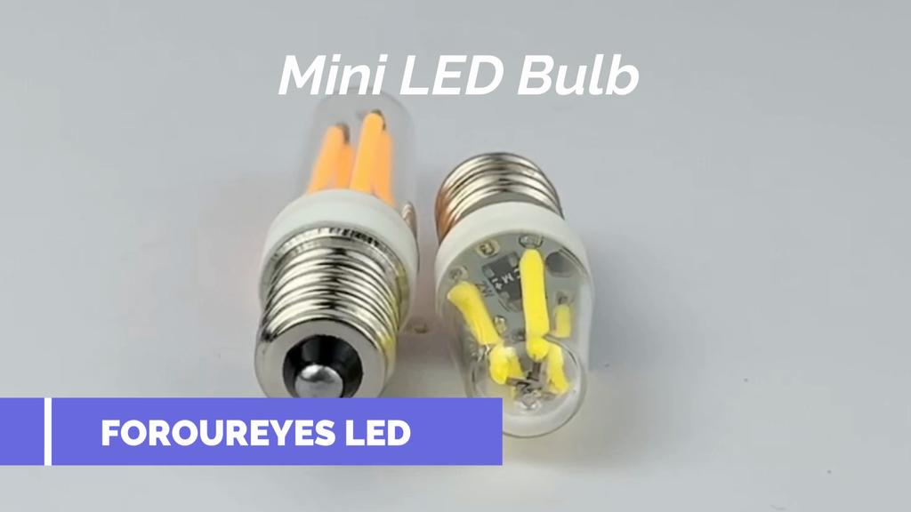 4'lü paket Ultra Parlak E12 E14 Led Lamba AC220V 2W 4W Filament ışık 360 Derece LED Ampul Halojen 40W Avize Işıklarını Değiştirin