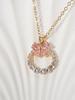 Butterfly Shape Pendant Necklace for Women Golden Stainless Steel Clavicle Chain Wedding Party Daily Wear Jewelry Accessories