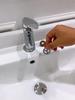 1pc Sink Round Ring Overflow Spare Cover Spilled Water Ring Plastic Chrome Trim Bathroom Supplies Ceramic Basin