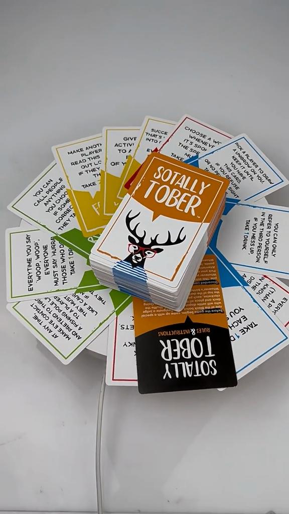 Board Game Sotally Tober Drinking Games Adult Drinking Party Card Game Party