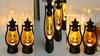 For Vintage LED Pumpkin Light Halloween Handheld Lantern Outdoor Decor for Camping Garden Haunted House Yard Table Lamp Supplies
