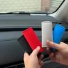 1Pc Short Plush Car Roof Armrest Simple Solid Color Non-slip Ceiling Pull Handle Protective Cover Auto Interior Accessories