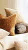 2 Pack Soft Teddy Faux Fur Throw Pillow Covers, Plush Square Decorative Pillow Cases For Couch Sofa Bed, Boho Home Decor (18x18 Inch, Neutral Colors)