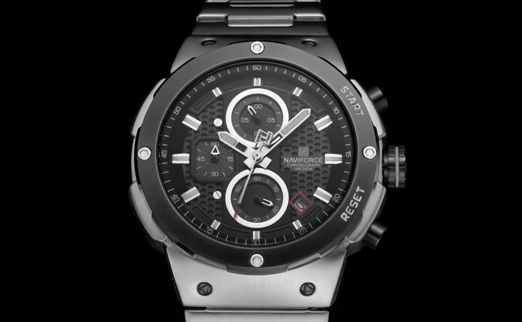Man Quartz Watch Luxury Luminous Chronograph Wristwatch Stainless Steel Waterproof Men Date Calendar Clock