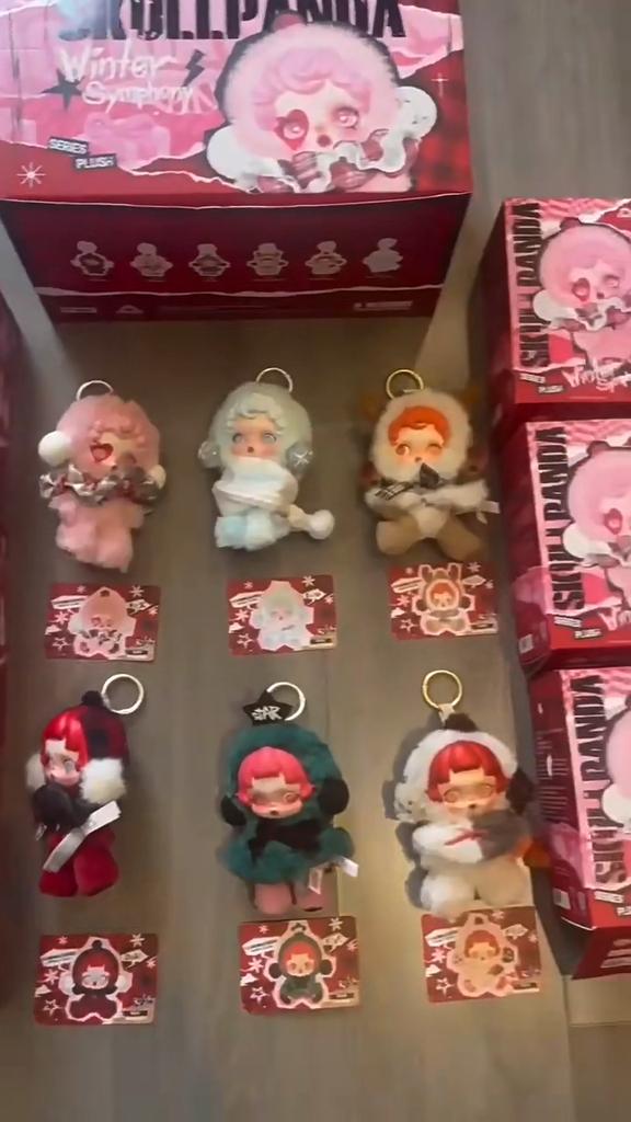 2025 New  SKULLPANDA Winter Symphony Series Plush Doll Blind Box Gift