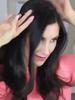 Invisible Wire Hair Extensions 22 Inch Halo Hair Extension Long Wavy Synthetic Hairpiece with Transparent Wire Adjustable Size Clips for Women