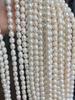 Threaded Rice Pearl Natural Freshwater Pearl White Pearl 4-9mm For Jewelry Making DIY Bracelet Earrings Necklace Accessory