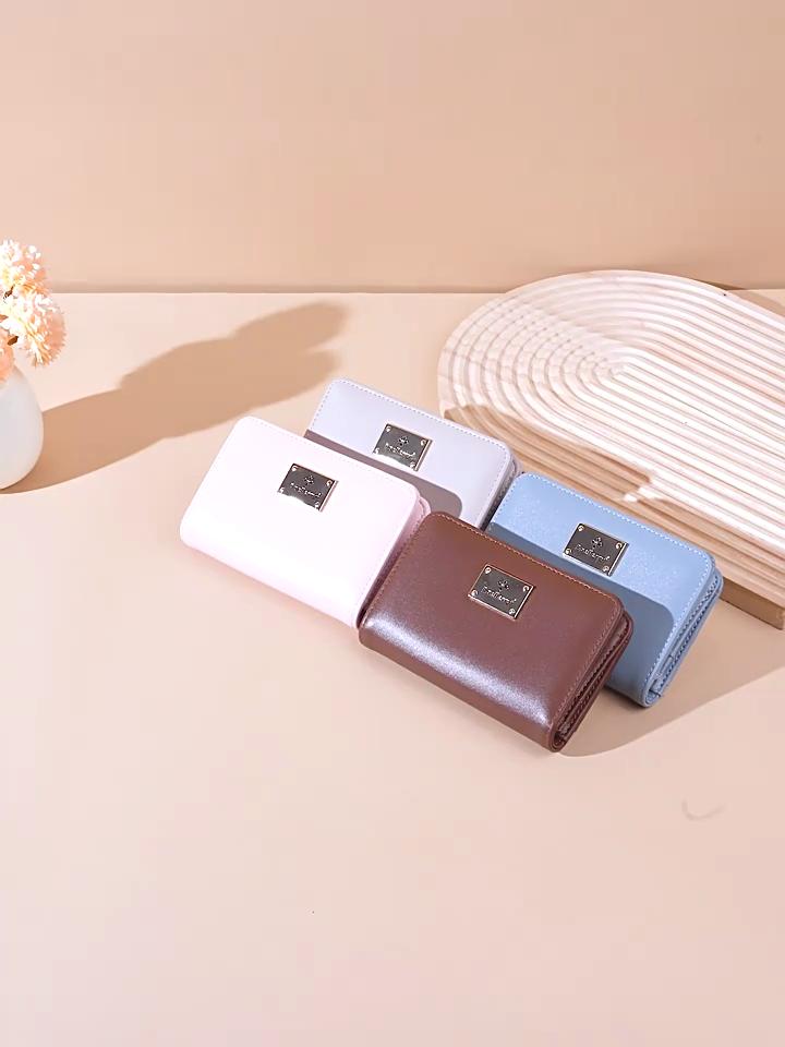 Stylish Womens Wallet Pu Leather Vintage Design With Multiple Card Slots And Cash Pocket